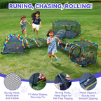 🐾 Outdoor Cat Enclosure Tent – Portable Mesh Playhouse with Tunnel & Carry Bag for Patio or Yard